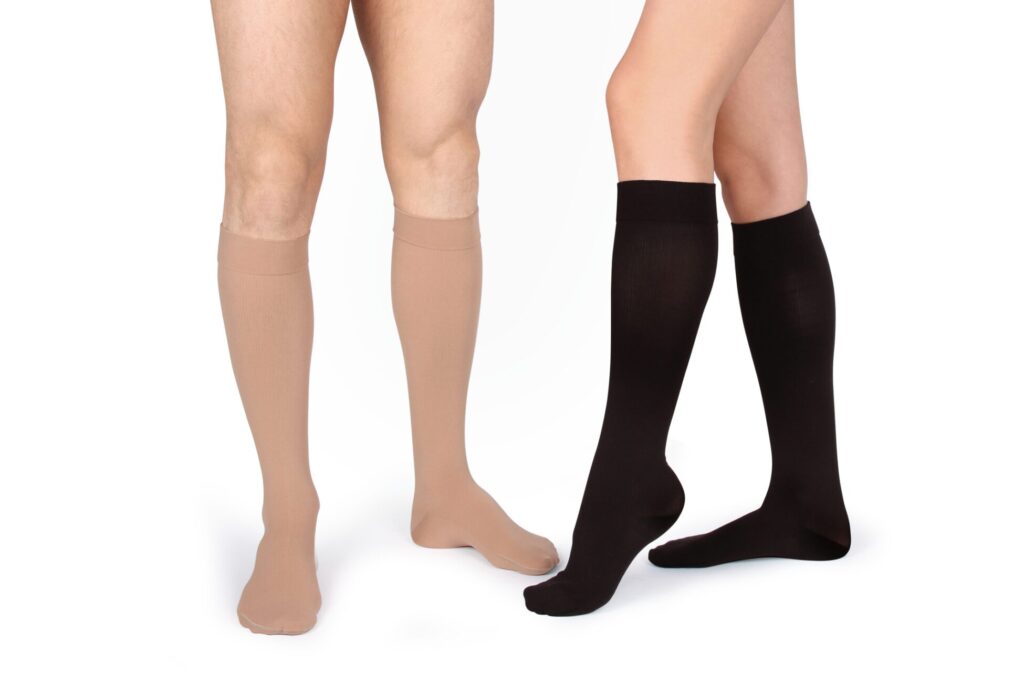 Different types of compression stockings