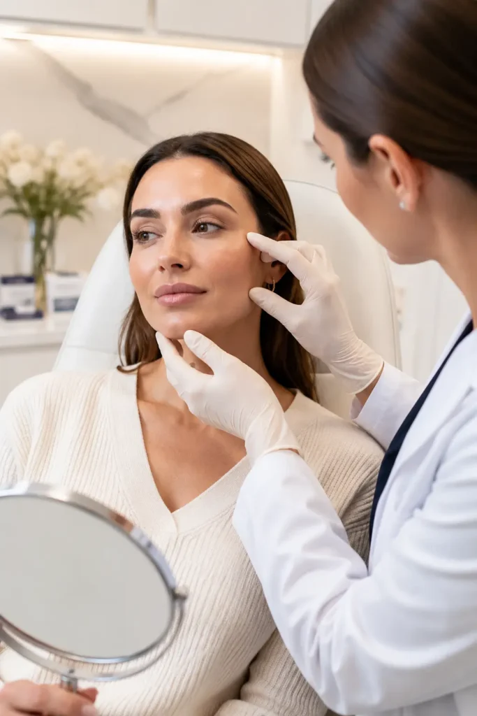 Facial assessment for dermal fillers and natural-looking balance